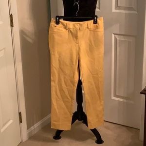 White House Black market yellow pants ankle